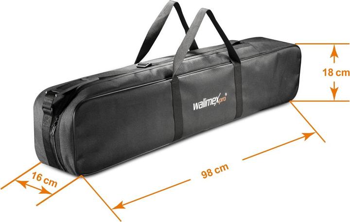 Actual product image Walimex Tripod bag 95cm for 2 tripods (Camera shoulder bag, 0.95 l)