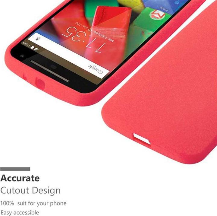 Produktbild Cadorabo TPU Frosted Cover (Motorola Moto G2 (2nd Gen))