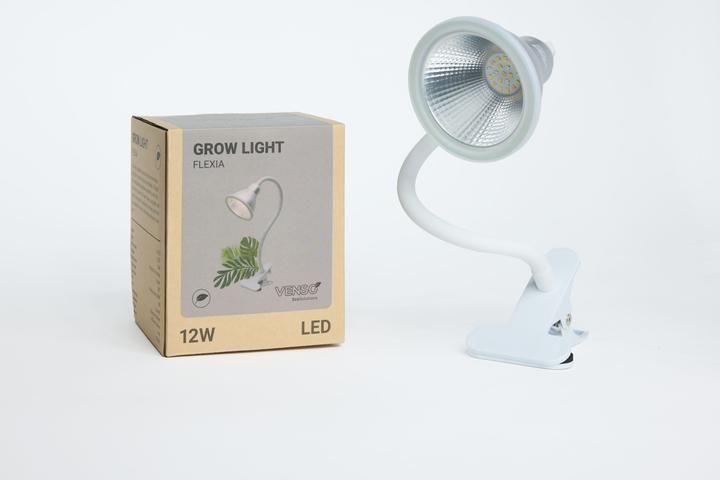 Actual product image Venso EcoSolutionsE27 "Flexia" plant lamp 12W 60 °, improved photosynthesis and higher chlorophyll f (LED)