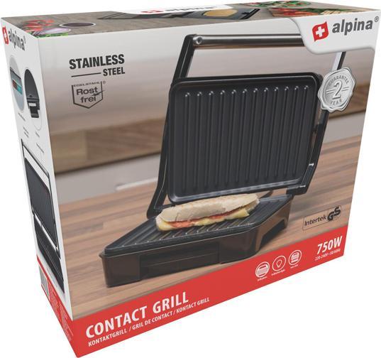 Produktbild alpina Panini maker 230V 750W