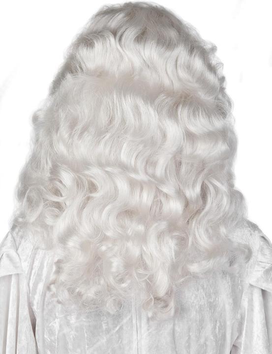 Actual product image Maskworld Weisse Engel Langhaarperücke mit Locken Weihnachten Karneval