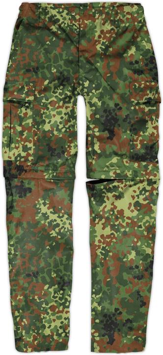 Actual product image Normani Men's 2-in-1 Rip-Stop Zip-Off BDU Ranger Trousers Landscape (L)