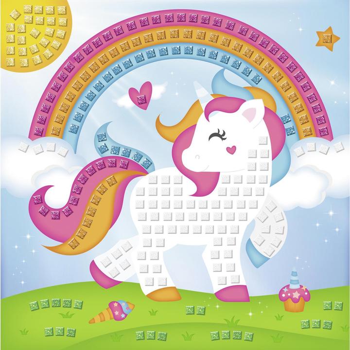 Actual product image Ursus Foam rubber set glitter unicorn
