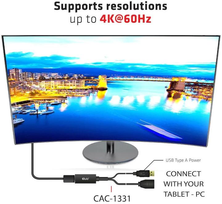 Actual product image Club 3D CAC-1331 (0.25 m, HDMI)