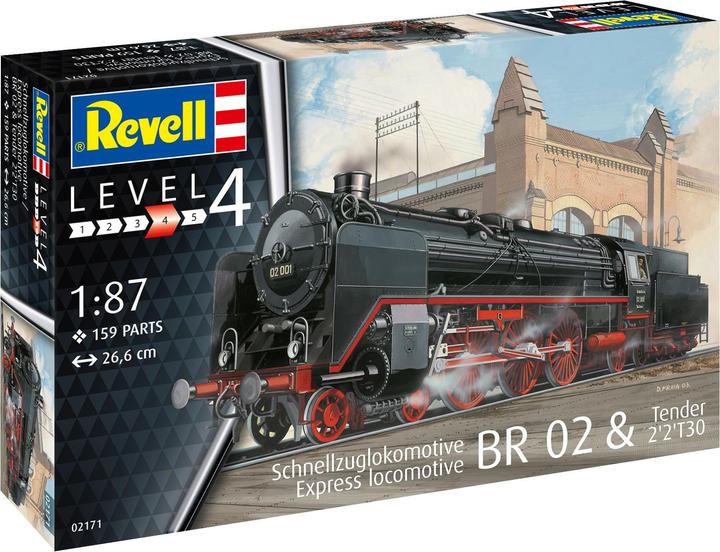 Image du produit Revell Locomotive express BR 02 & tender 2'2'T30
