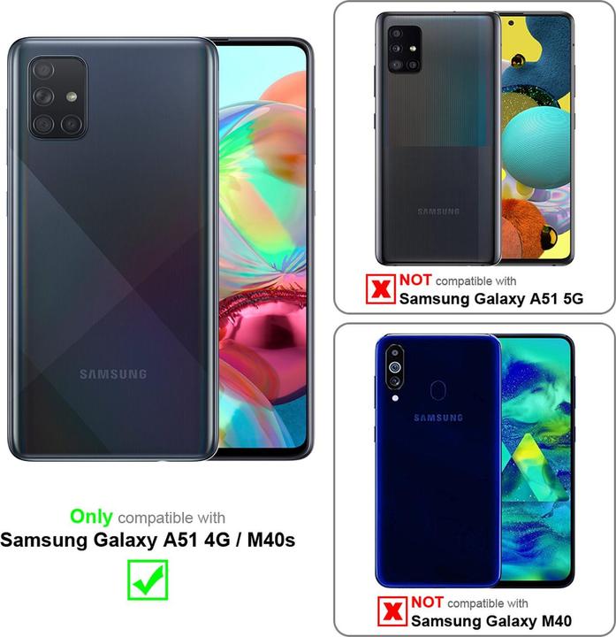 Produktbild Cadorabo X-Wallet Kunstlederkombi Hülle (Samsung Galaxy M40s)