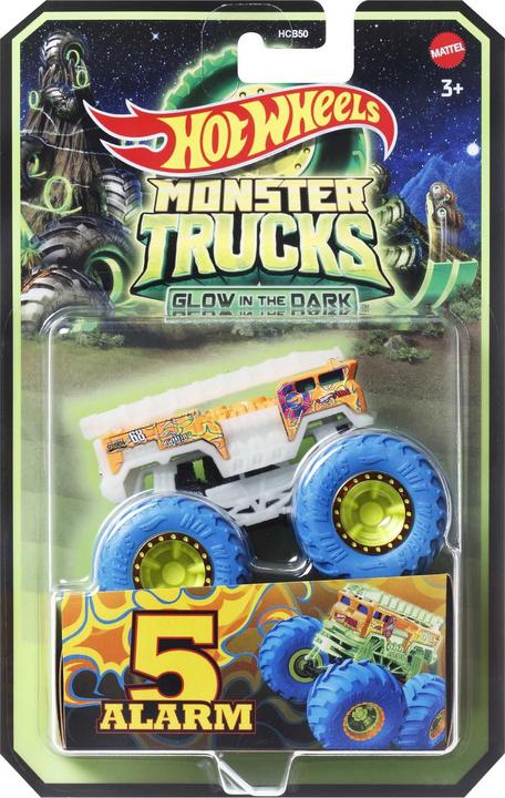 Actual product image Hot Wheels Jeep Glowing in the dark