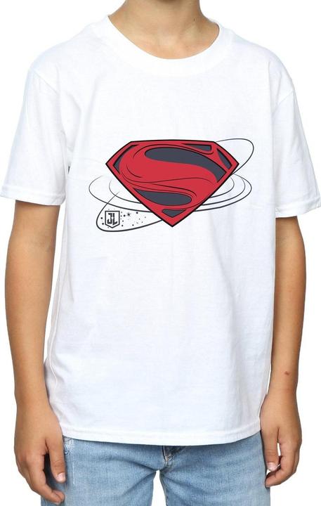 Actual product image Boys Justice League Movie Superman Logo T-Shirt (140, 146)