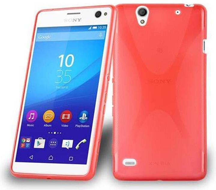 Actual product image Cadorabo TPU X-Line Cover (Sony Xperia C4)