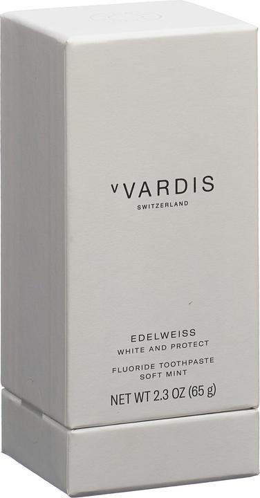 Actual product image vVardis EDELWEISS White & Protect Toothpaste Soft Mint (50 ml)