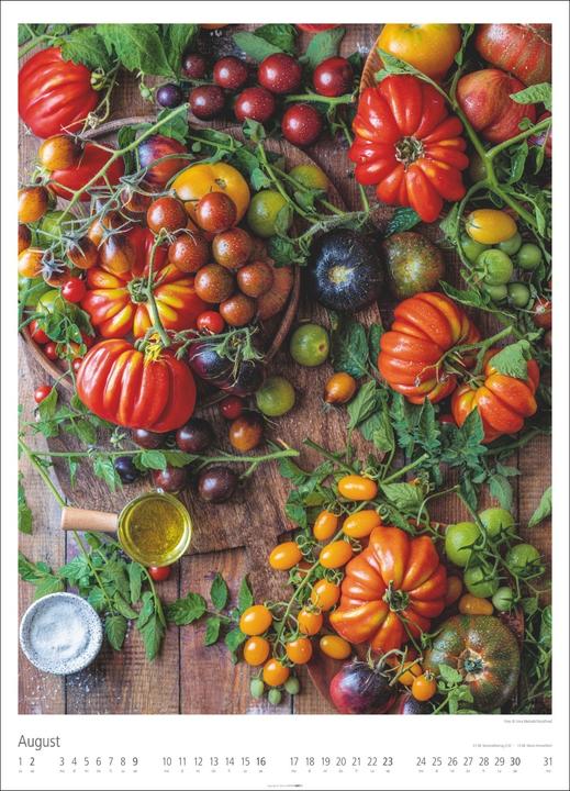 Produktbild Food Gallery Kalender 2026 (49 x 68 cm, Harter Einband, Deutsch)