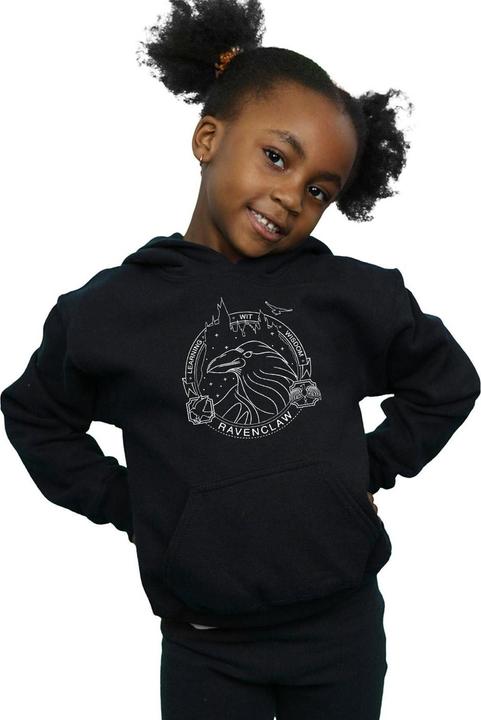 Actual product image Girls Ravenclaw Seal Hoodie (116)