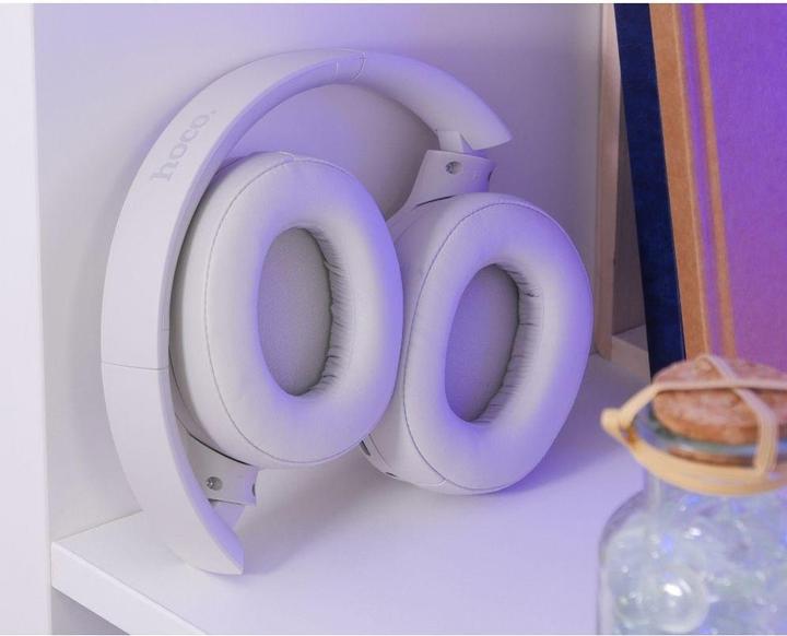 Actual product image Hoco Wireless headphones wireless headphones bluetooth ANC W54 gray (ANC, 22 h, Wireless)