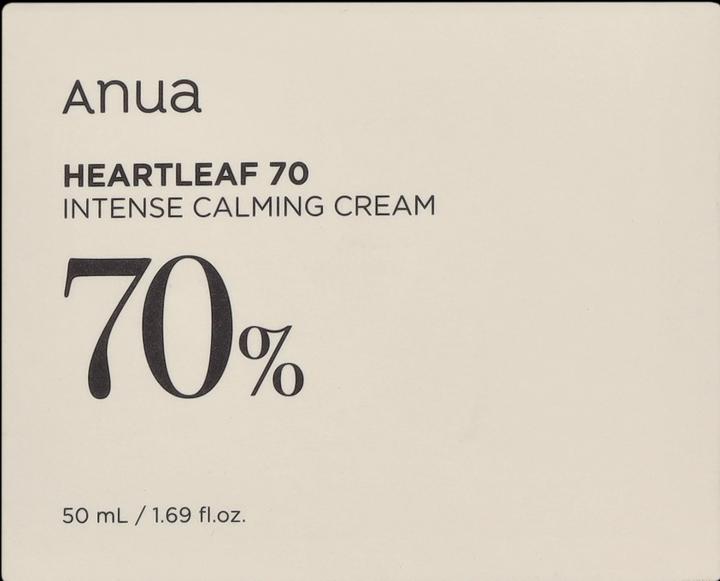 Image du produit Anua Crème apaisante intense Heartleaf 70 (50 ml)