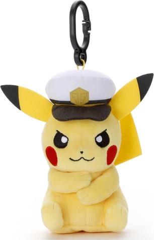 Image du produit Pokémon Poupée sonore Capitaine Pikachu en peluche - 15 cm