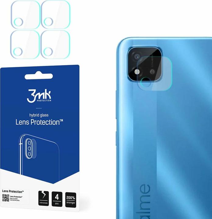 Actual product image 3MK hybrid glass Lens Protection for Realme C11 2021 (1 Piece, Realme C11 2021)