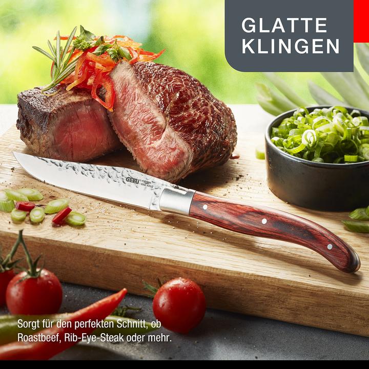 Immagine prodotto GEFU Set di coltelli da bistecca Rancho (6 Pezzo/i, Coltello)