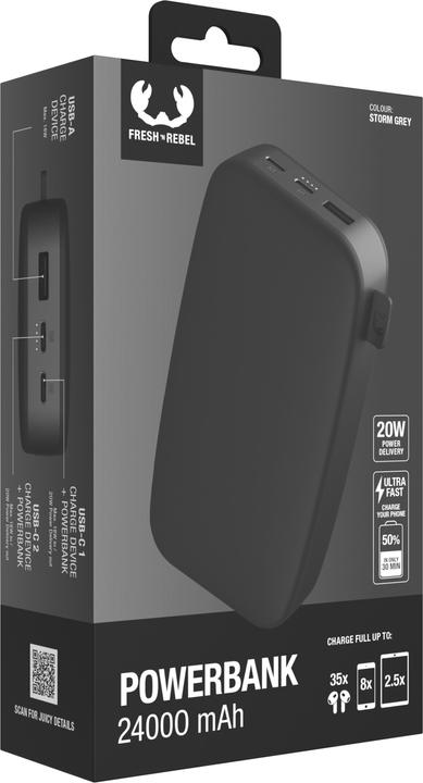Produktbild Fresh'N Rebel Powerbank (24000 mAh, 20 W, 88.80 Wh)