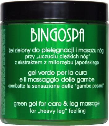 BingoSpa Bingo Spa Green Gel For Foot Care And Massage With Ginkgo Biloba Extract 250g