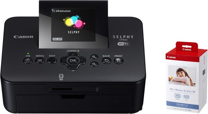 Produktbild Canon Selphy CP910 inkl. Papier-Set (Thermodirekt, Farbe)