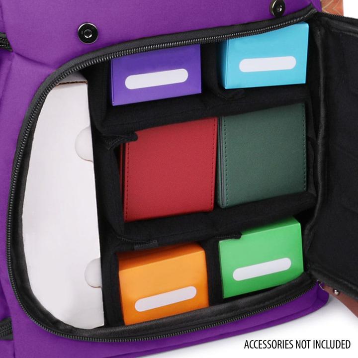 Actual product image Enhance TCG Series Trading Card Backpack Designer Edition Purple Full-size