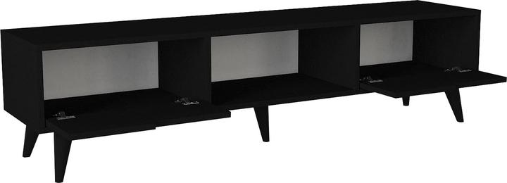 Produktbild En.Casa Fernsehschrank Kullila 160x35x40 cm Schwarz (160 x 35 x 40 cm)