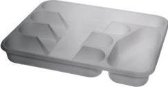 Produktbild Plast team Besteckkasten, 5 F„cher, weiá