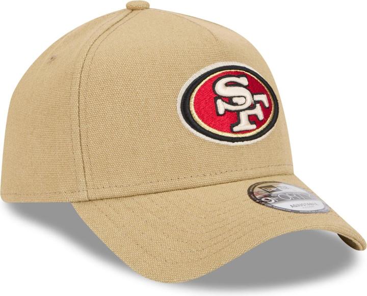 Produktbild New Era A-Frame Trucker Leinen Cap San Francisco 49ers beige (One Size)