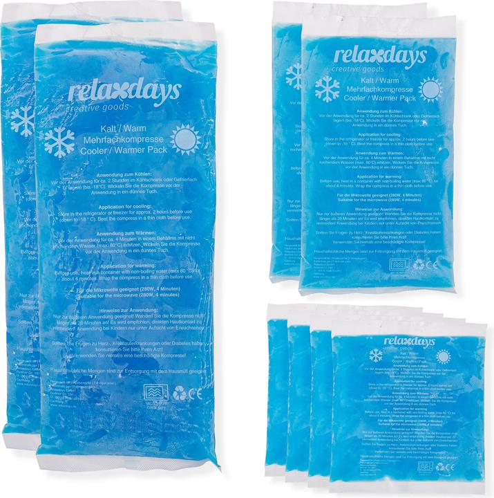 Produktbild Relaxdays Kühlpads (10 x, 1750 g)