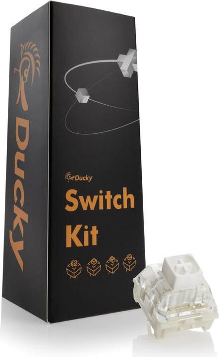 Image du produit Ducky Kailh Box White Switches, mécanique, 3 broches, clicky, MX-Stem, 45g - 110 pièces