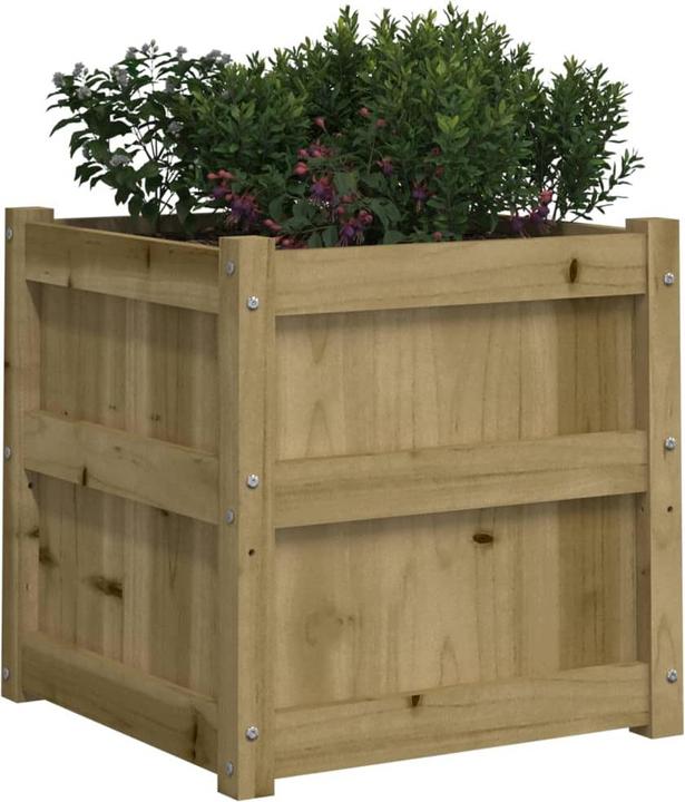Actual product image VidaXL Planter 50x50x50 cm pine wood