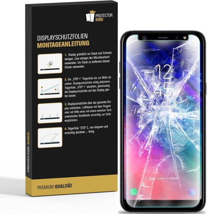 Produktbild Protectorking 6x Panzerfolie Anti-Shock matt entspiegelt (6 Stück, Samsung Galaxy A6)