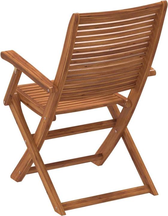Image du produit VidaXL Chaises de jardin avec accoudoirs 2 pcs. Pliable Acacia