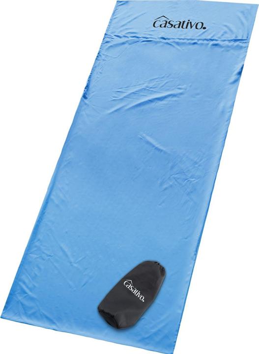 Immagine prodotto Casativo Sacco a pelo da rifugio ultraleggero in microfibra traspirante (210 cm)