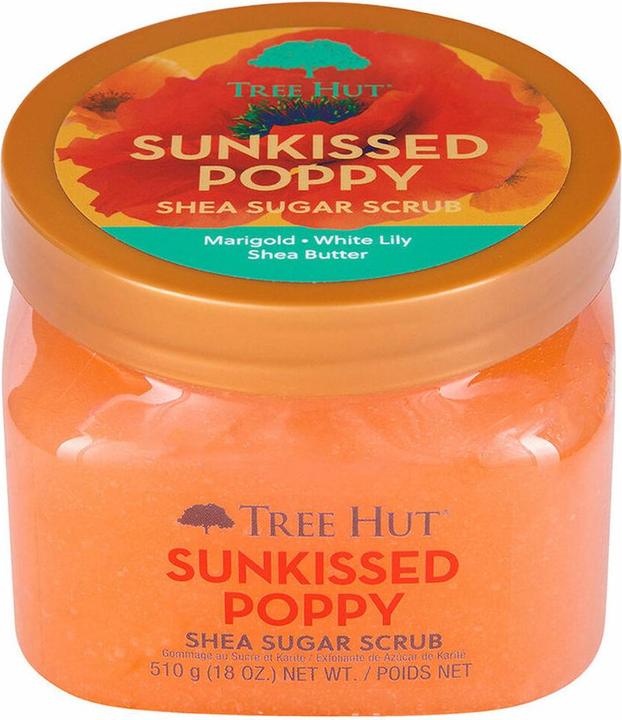 Actual product image Tree Hut Sunkissed Poppy Shea Sugar Scrub 18 oz