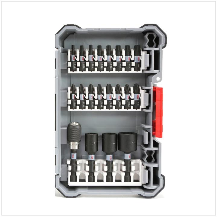 Produktbild Bosch Professional Zubehör 36-tlg. Impact Control Schrauberbit-Set (Kreuz Phillips PH M1, Kreuz Phillips PH M2, Kreuz Pozidriv PZ M2, Kreuz Phillips PH M3, Kreuz Pozidriv PZ M3)