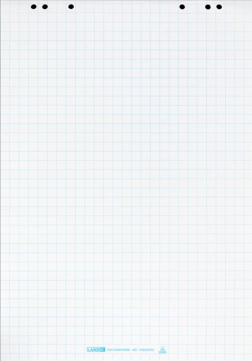 Produktbild Landré Flipchartblöcke kariert 25mm 10050592 20 Blatt, 80g 680x990mm