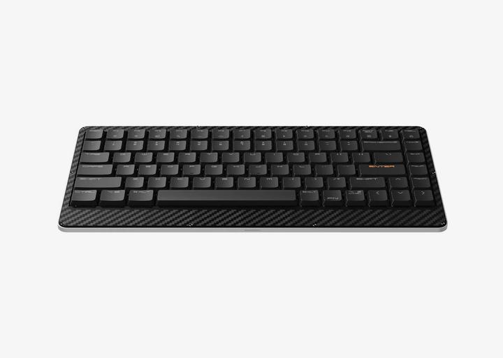Actual product image Lofree OE920 EDGE 84-Key dual mode low-profile mechanical keyboard-Metallic Silver (US)