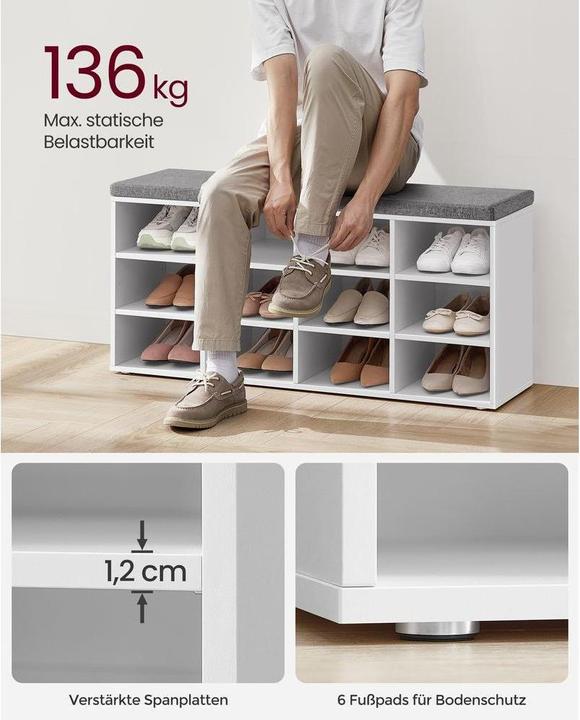 Immagine prodotto Vasagle Benchy (104 x 30,5 x 48 cm)