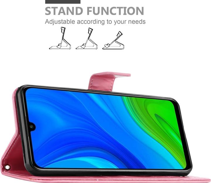 Actual product image Cadorabo Flower Book Cover (Huawei P Smart (2020))
