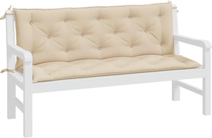 Actual product image VidaXL Garden bench cushions 2 pcs. O x ford fabric (150 x 50 x 7 cm)