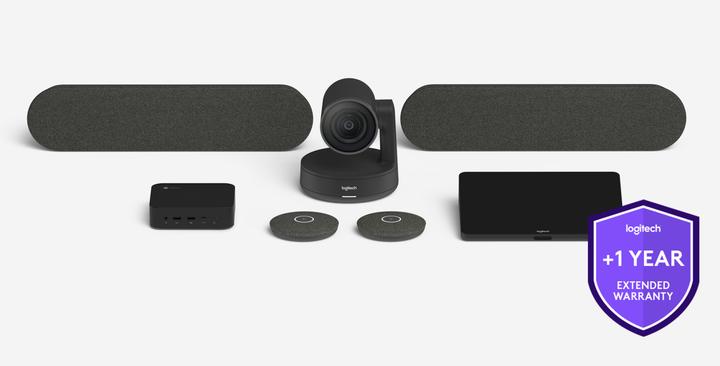 Produktbild Logitech 1Y extended warranty for large room solution with Tap and RallyPlus - N/A - WW (12 Monate, Post Warranty)