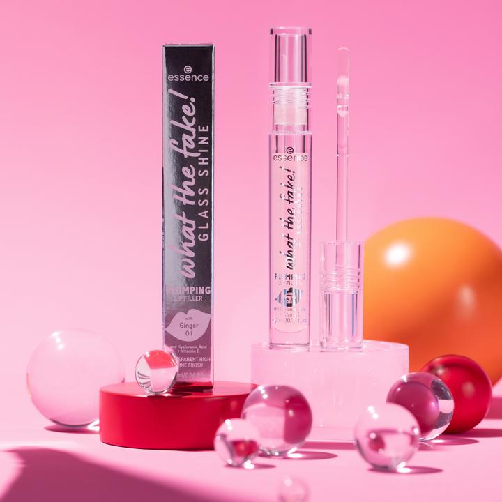 Produktbild essence what the fake! GLASS SHINE PLUMPING LIP FILLER (01 Oh So Glassy)