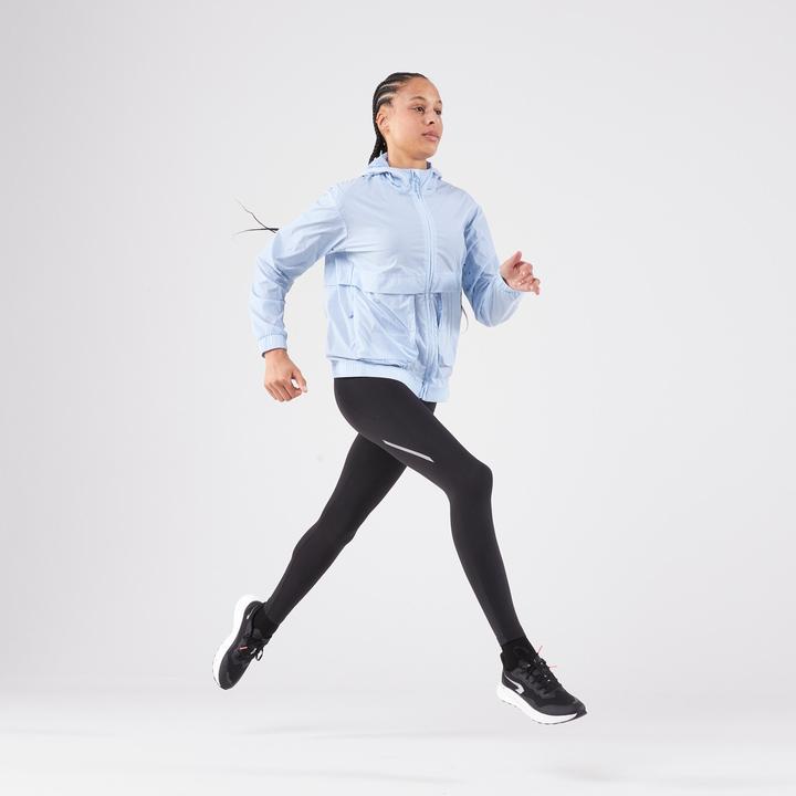Produktbild Kiprun Lauftights lang Damen - Run 500 Warm schwarz (W28/L31)