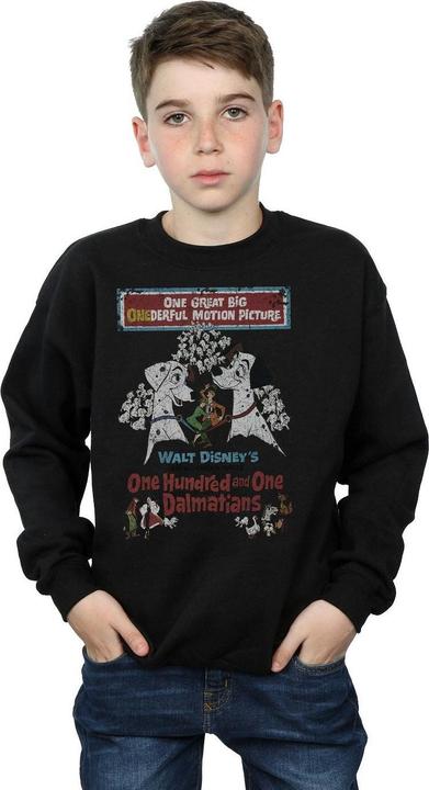 Actual product image 101 Dalmatians Boys Poster Sweatshirt (152, 158)