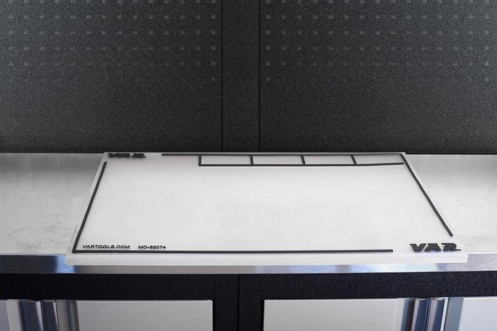 Actual product image VAR Rubber workbench mat large transparent MO-52074