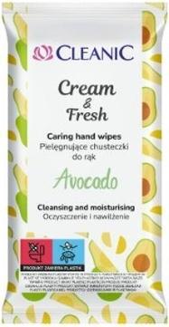 Immagine prodotto Cleanic Salviette rinfrescanti Cream & amp Fresh Avocado, 15 pezzi (Panni pulizia)