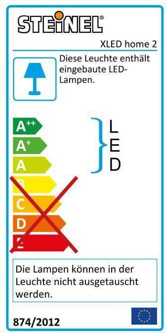 Etichetta energetica Steinel XLED Home 2 (1184 lm, IP44)