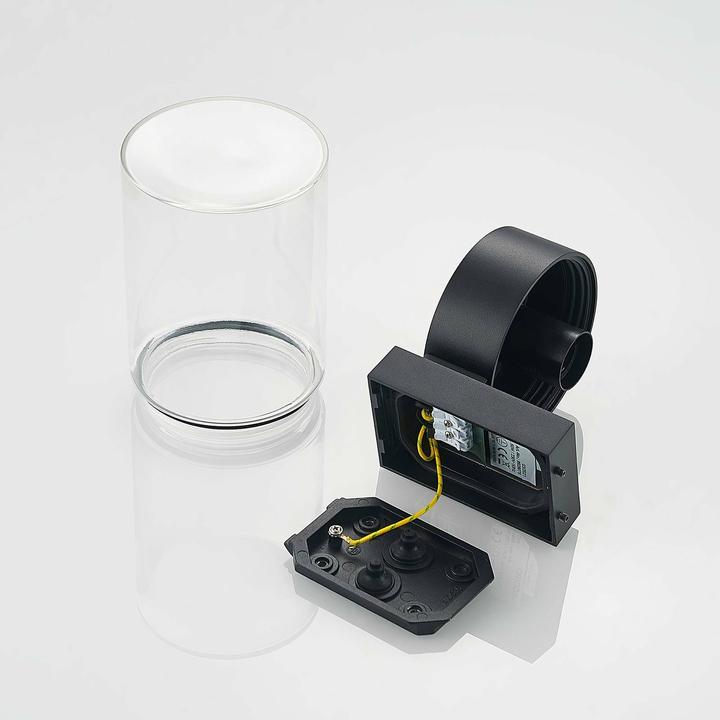Produktbild Arcchio Liljana Aussenwandleuchte, schwarz, IP65 (E27, IP65)