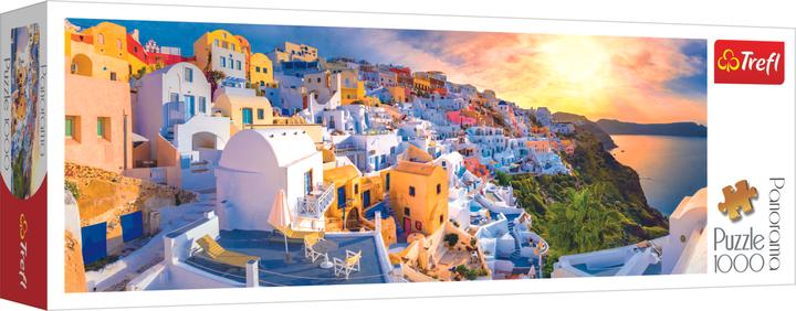 Actual product image Trefl Puzzle 1000el Panorama Sunset on Santorini, Greece 29054 (1000 pieces)